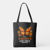 Nierenkrebsbewusstsein Überlebender Tasche (Rückseite)