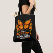 Nierenkrebsbewusstsein Überlebender Tasche (Von Nahem)