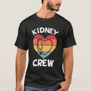Nierenspenden Nephrologie Nurse Dialysis Team Dial T-Shirt