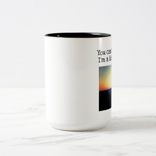 Nierenspender, du kannst mich nicht kümmern, weiß zweifarbige tasse (Mittel)