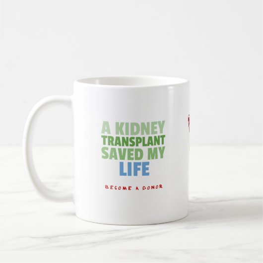 NIERENTRANSPLANT KAFFEETASSE (Links)
