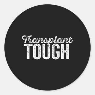 Nierentransplantat bei starker Nierentransplantati Runder Aufkleber