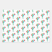 Nierentransplantation farbenfroh geschenkpapier set (Vorderseite)