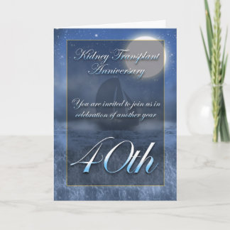 Nierentransplantation Jubiläum Party Einladung