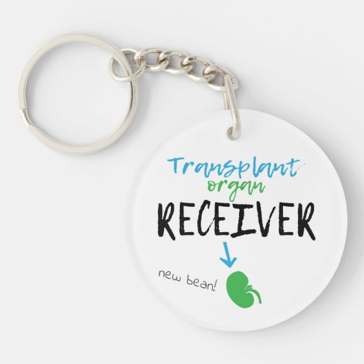 Nierentransplantation New Bean Schlüsselanhänger (Vorderseite)