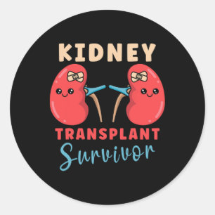 Nierentransplantation Nierentransplantation Nieren Runder Aufkleber