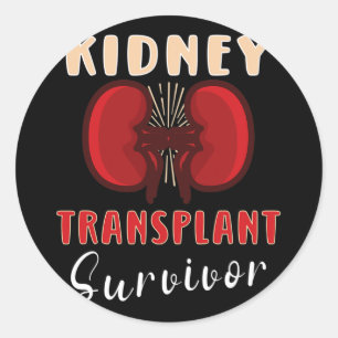 Nierentransplantation Nierentransplantation Nieren Runder Aufkleber