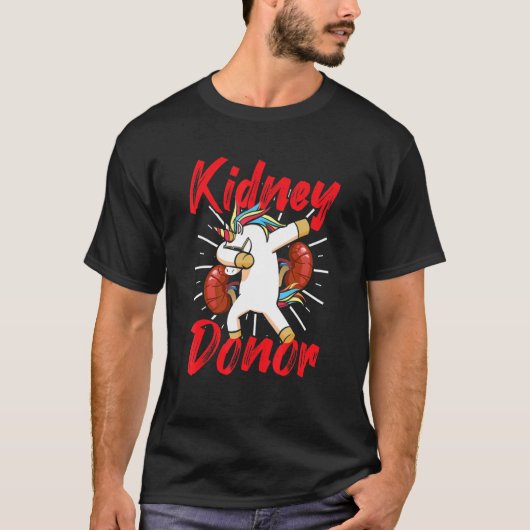 Nierentransplantation Spender Einhorn Operation Er T-Shirt (Vorderseite)