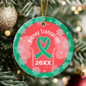 Nierentransplantation Spender & Empfänger Urlaub Keramik Ornament