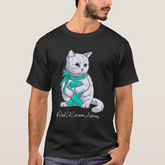 Nierenzellkarzinom Aufklärungsmonat Aquamarines Ba T-Shirt (Vorderseite)