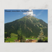 Niesen-Berg, Schweiz Postkarte (Vorderseite)