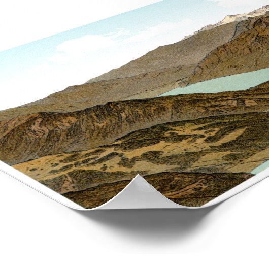 NIESEN Schweizer Alpen 360° Panorama Poster (Ecke)