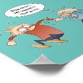 Niesen Sie sich in Ihren Schlaf, um die Ausbreitun Poster (Ecke)