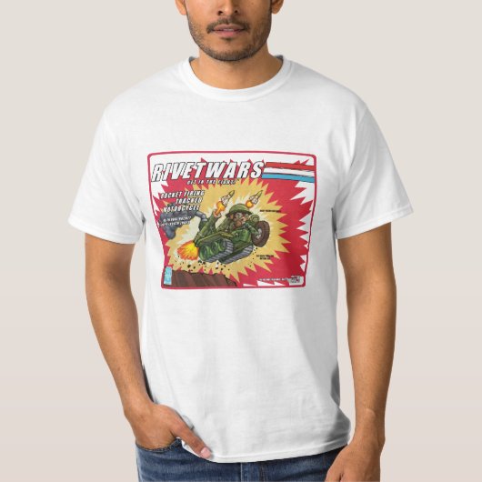 Niet kämpft Rocket-Zündungs-Motorrad T-Shirt (Vorderseite)