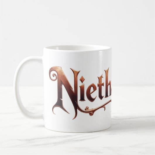 Niethalf mit Text Kaffeetasse (Links)