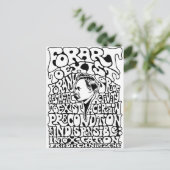 Nietzche - Art - Mod Postkarte (Stehend Vorderseite)
