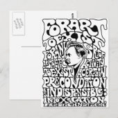 Nietzche - Art - Mod Postkarte (Vorne/Hinten)