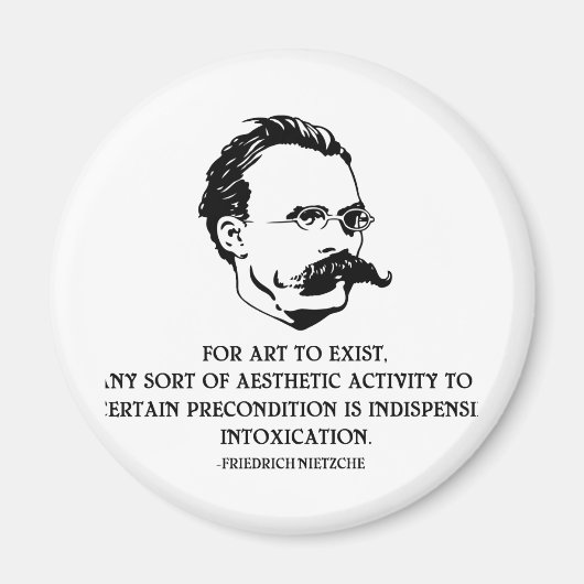Nietzche - Intoxikation Magnet (Vorne)