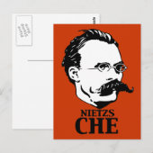 Nietzs-Che Postkarte (Vorne/Hinten)
