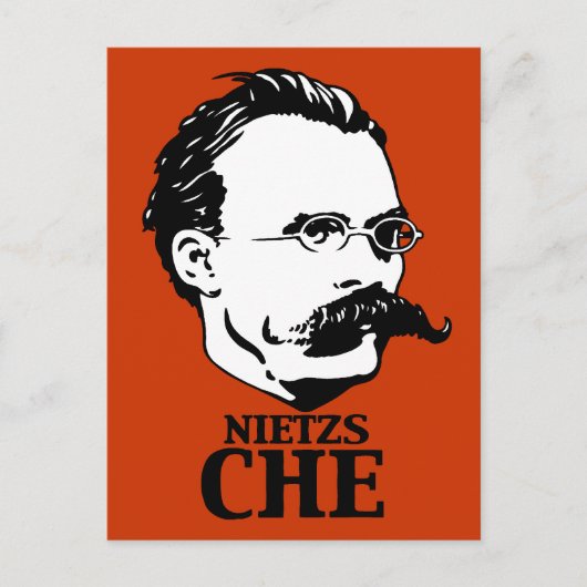 Nietzs-Che Postkarte (Vorderseite)