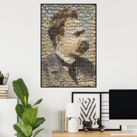 Nietzsche 24x24 in 3D Poster (Heimbüro)