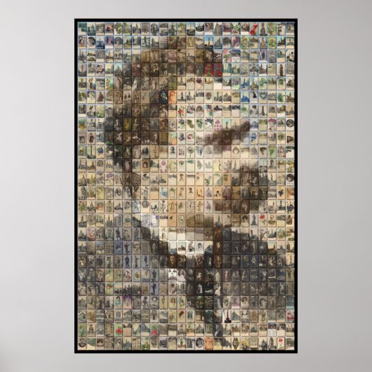Nietzsche 24x24 in 3D Poster (Vorne)