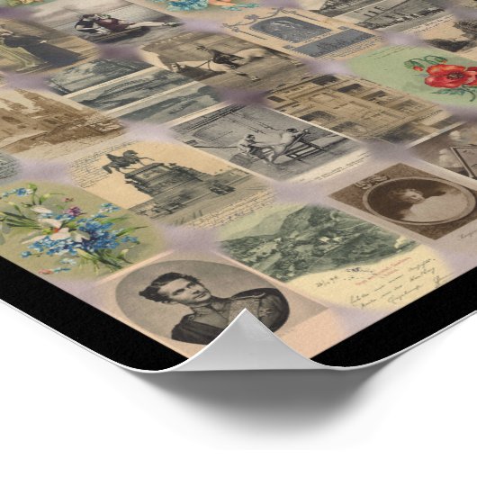 Nietzsche 24x24 in Ovals Poster (Ecke)