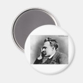 Nietzsche "A Why" Wisdom Quote Geschenke & Cards Magnet (Vorderseite/Rückseite)