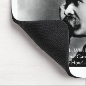 Nietzsche "A Why" Wisdom Quote Geschenke & Cards Mousepad (Ecke)