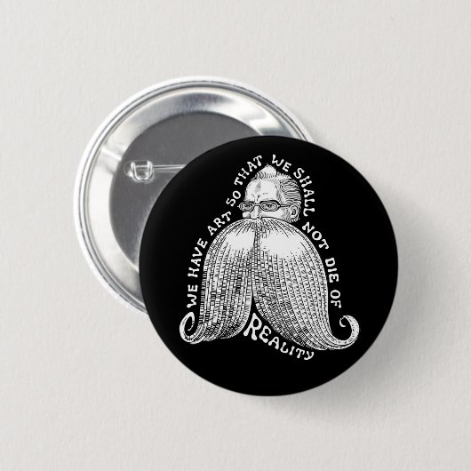 Nietzsche Art III Button (Vorne & Hinten)