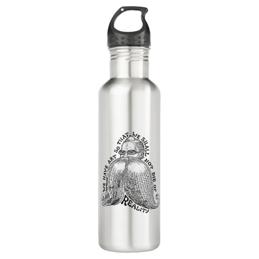 Nietzsche Art III Edelstahlflasche (Vorderseite)