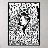 Nietzsche - Art Poster (Vorne)