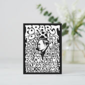 Nietzsche - Art Postkarte (Stehend Vorderseite)