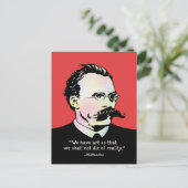 Nietzsche - Art v. Reality Postkarte (Stehend Vorderseite)