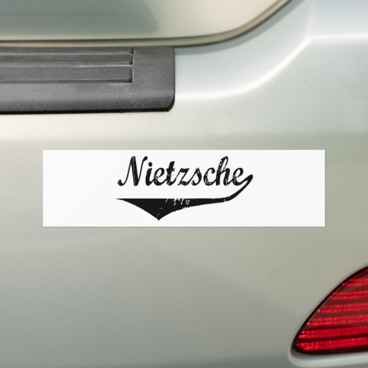 Nietzsche Autoaufkleber (Auf Auto)