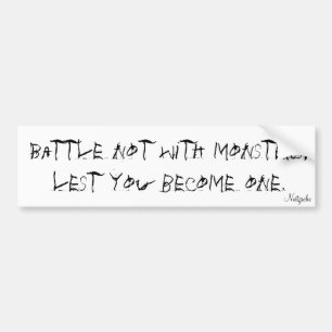 Nietzsche Autoaufkleber