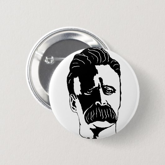 Nietzsche Button (Vorne & Hinten)
