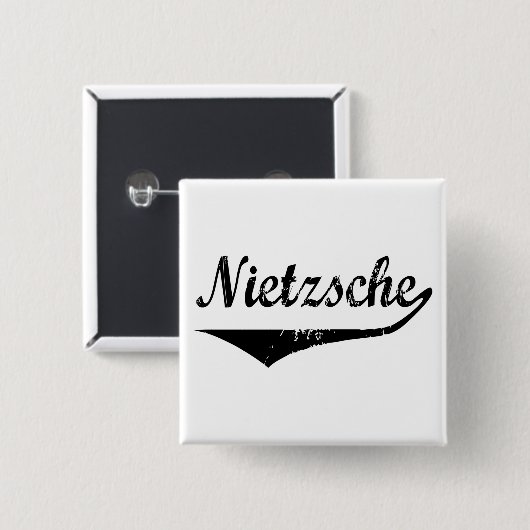 Nietzsche Button (Vorne & Hinten)