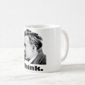 Nietzsche - denken Sie Tasse (VorderseiteRechts)
