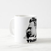 Nietzsche - denken Sie Tasse (Vorderseite Links)