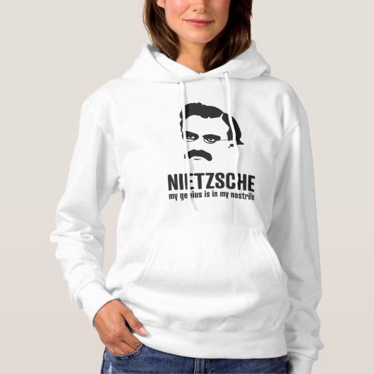 Nietzsche Design Hoodie (Vorderseite)