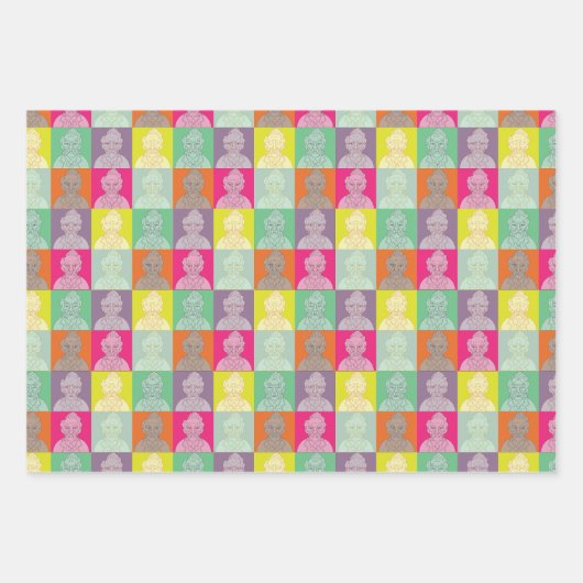 Nietzsche - Drei Designs Geschenkpapier Set (Vorderseite)