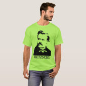 Nietzsche einfarbige Art 2 T-Shirt (Vorne ganz)