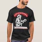 Nietzsche Guitar Headbanging Zitat T-Shirt (Vorderseite)