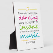 Nietzsche inspirierte "Die, die tanzen gesehen hab Fotoplatte (Seite)