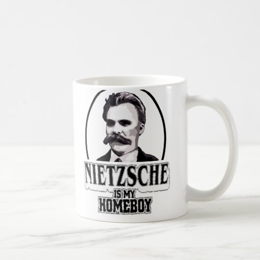Nietzsche ist mein Homeboy Kaffeetasse (Rechts)