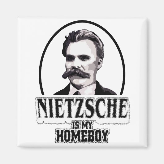 Nietzsche ist mein Homeboy Magnet (Vorne)