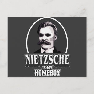 Nietzsche ist mein Homeboy Postkarte