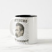 Nietzsche ist meine Homeboy-Tasse Zweifarbige Tasse (Vorderseite Links)