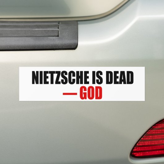 Nietzsche ist tot autoaufkleber (Auf Auto)